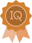 IQ Ribbon Icon Bronze
