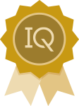 IQ Ribbon Icon Gold